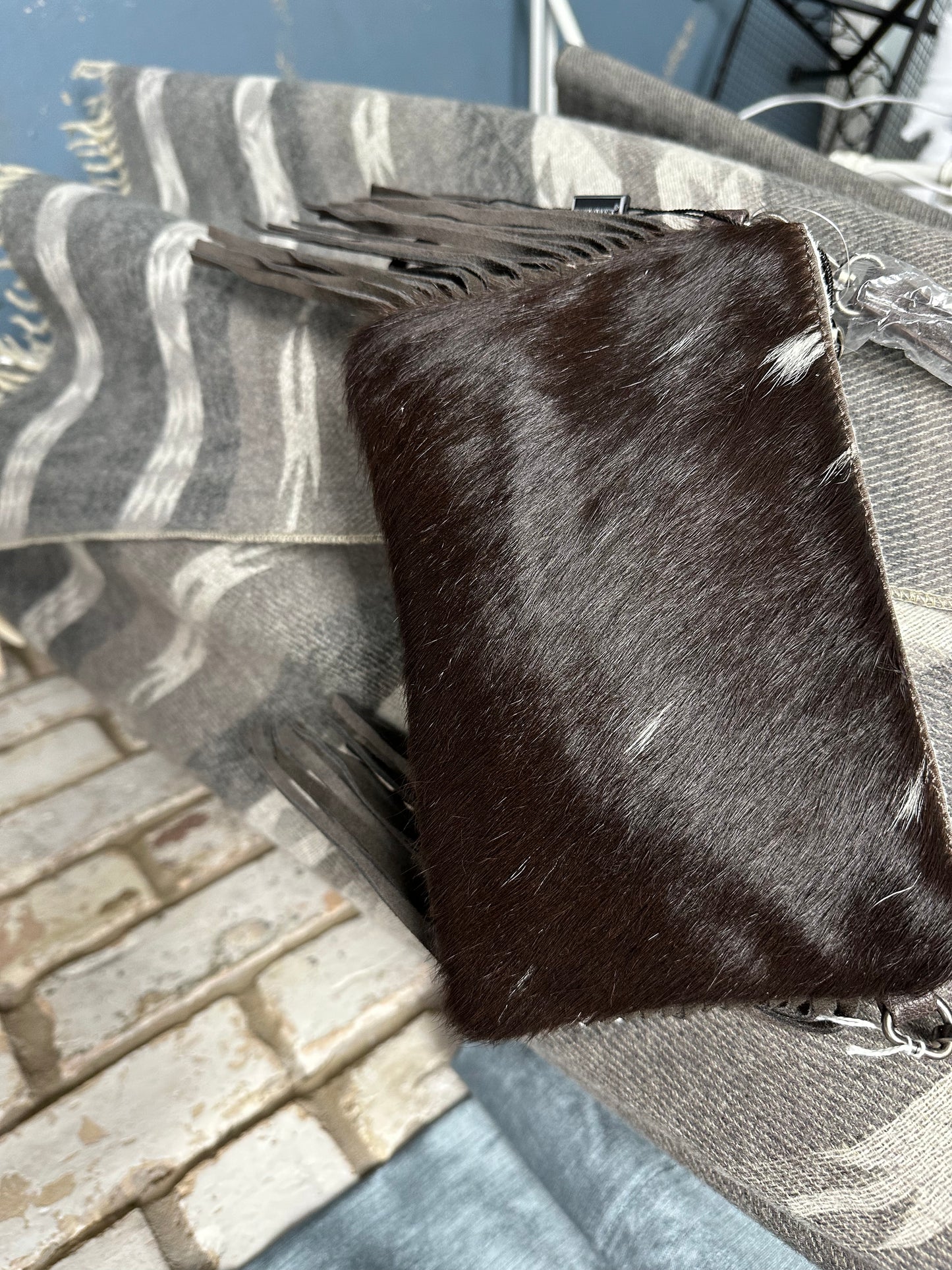 MW- mini crossbody black cowhide