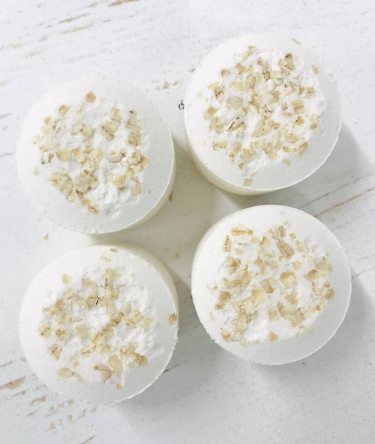 Goats milk Oatmeal and Honey bath bombs